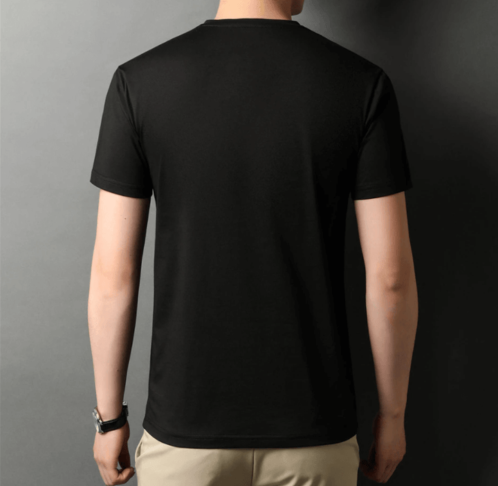 Slim Fit V-hals T-shirt heren – Jonas