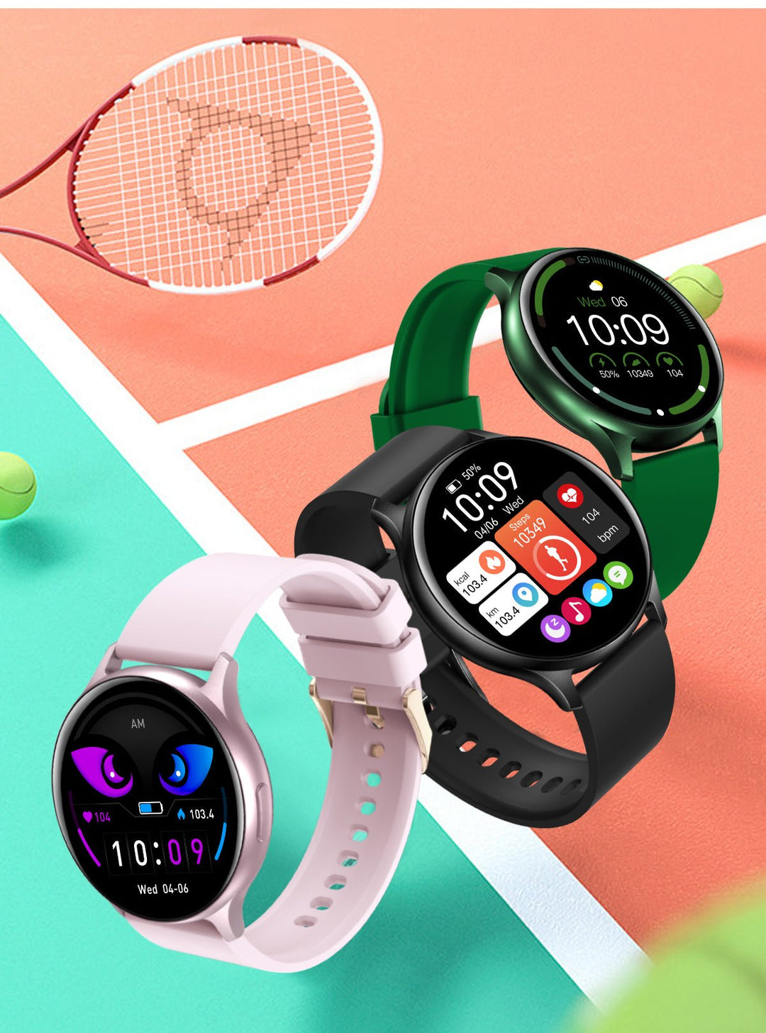 Smartwatch en Fitnesstracker met Bluetooth - SmartVibe Pro