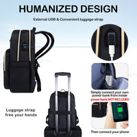 Lichtgewicht Waterdichte Laptop Rugzak met USB-Poort – 15.6" Compatibel