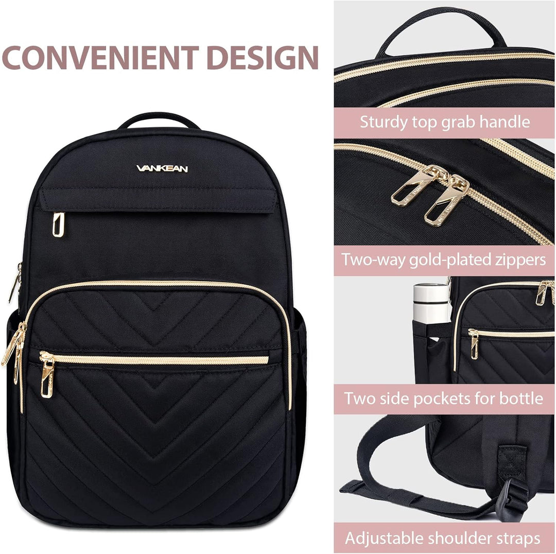 Lichtgewicht Waterdichte Laptop Rugzak met USB-Poort – 15.6" Compatibel