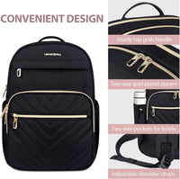 Lichtgewicht Waterdichte Laptop Rugzak met USB-Poort – 15.6" Compatibel