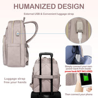 Lichtgewicht Waterdichte Laptop Rugzak met USB-Poort – 15.6" Compatibel