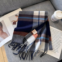 Stijlvolle Brits Geruite Kasjmier Dames Wintersjaal - Victoria