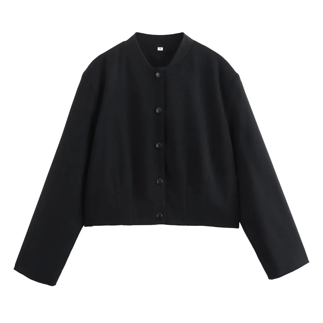 Lichte dames bomberjack voor de zomer – Casual chic met staande kraag