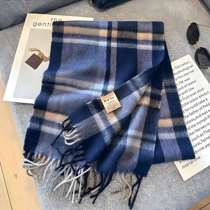 Stijlvolle Brits Geruite Kasjmier Dames Wintersjaal - Victoria