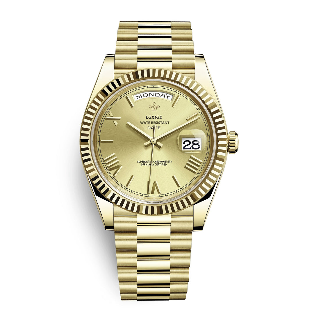 Premium Automatisch Horloge met Dag- en Datumfunctie – Solan