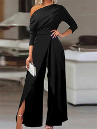 One-Shoulder Jumpsuit met Ruches - Valerie