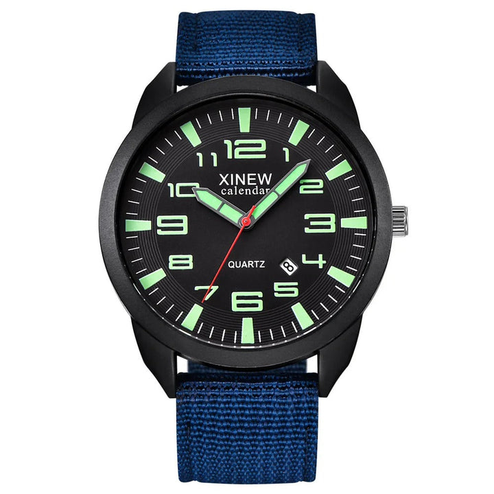 Quartz Horloge met Lichtgevende Wijzerplaat & Kalender – Lumo