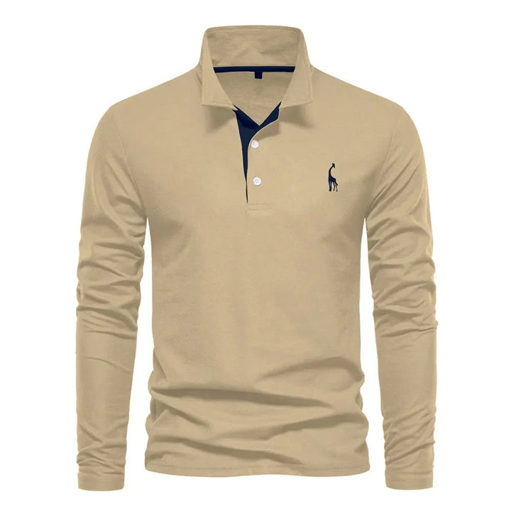 Klassiek Heren Poloshirt met Lange Mouwen - Felix