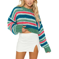 Oversized Dames Trui met Strepenpatroon – Yvonne