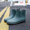 Luxe Halfhoge Waterdichte Heren Regenlaarzen - Lucas Rain Walk