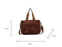 Trendy Corduroy Schoudertas - VelvetVogue