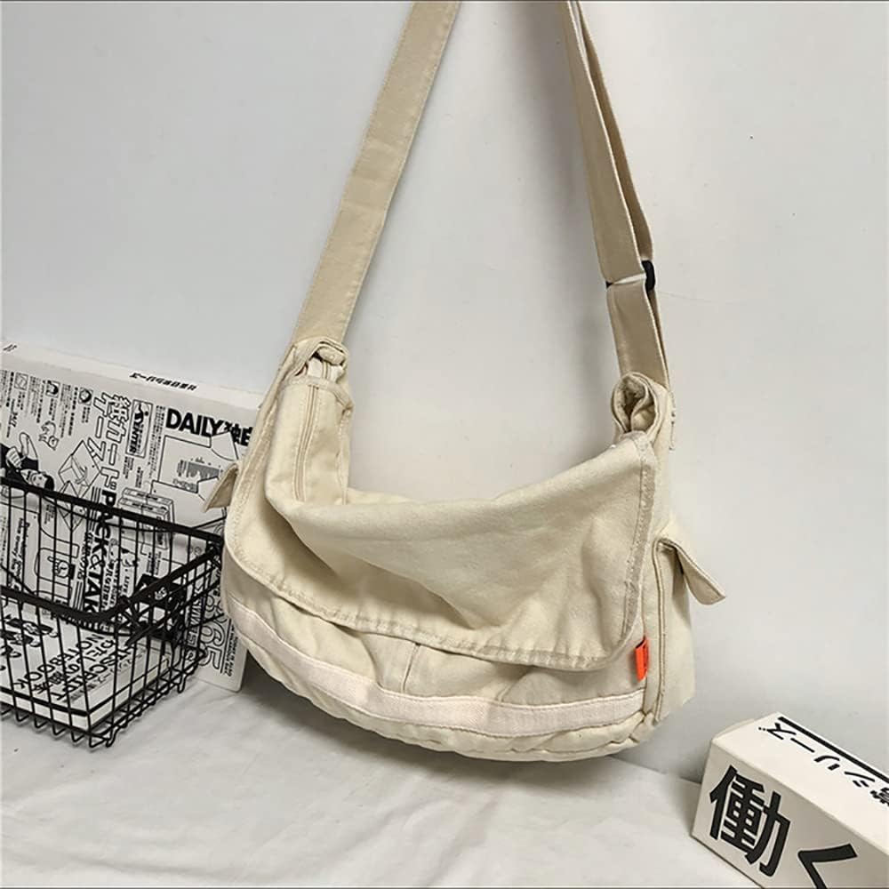 Vintage Canvas Schoudertas – Aelric