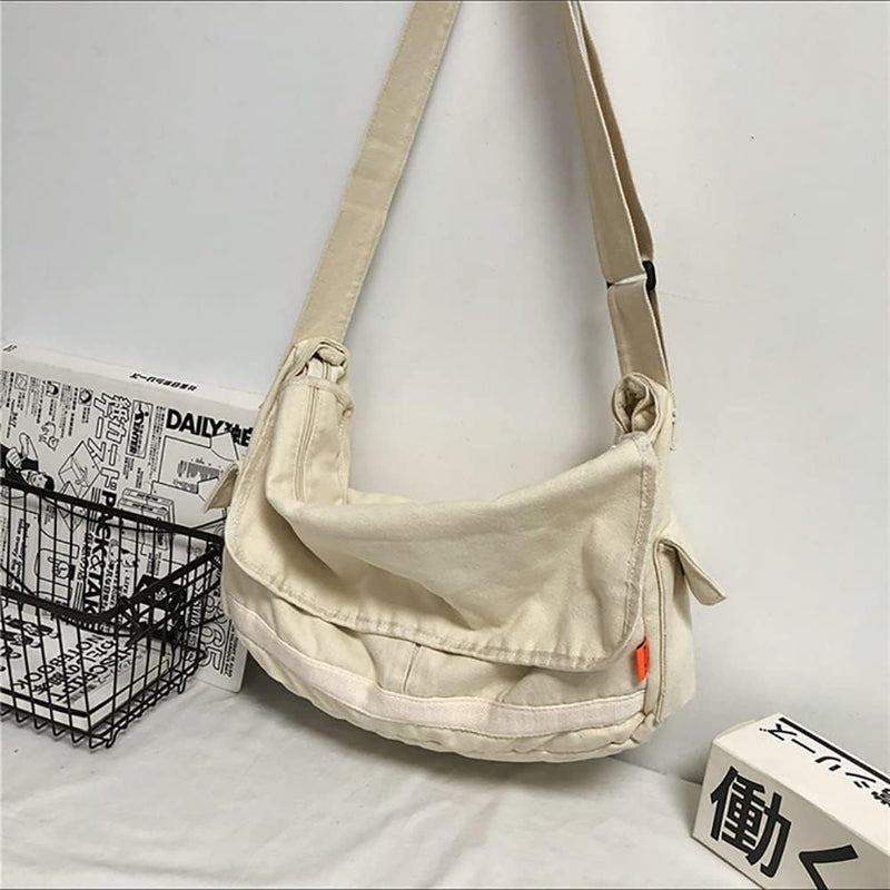 Vintage Canvas Schoudertas – Aelric