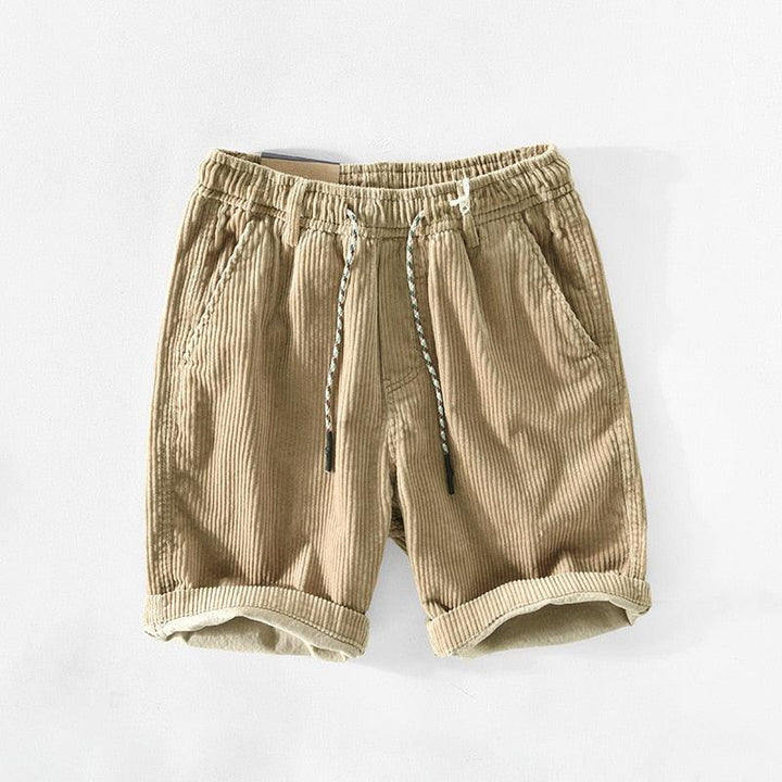 Zomer heren katoenen shorts met trekkoord – Leon