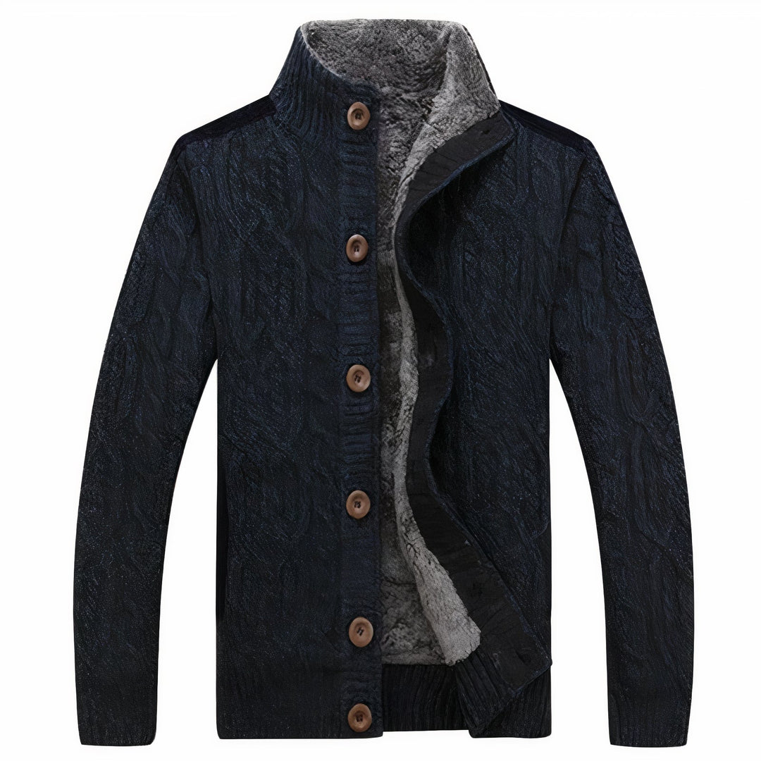 Heren Gebreid Vest met Warme Voering – Tobias