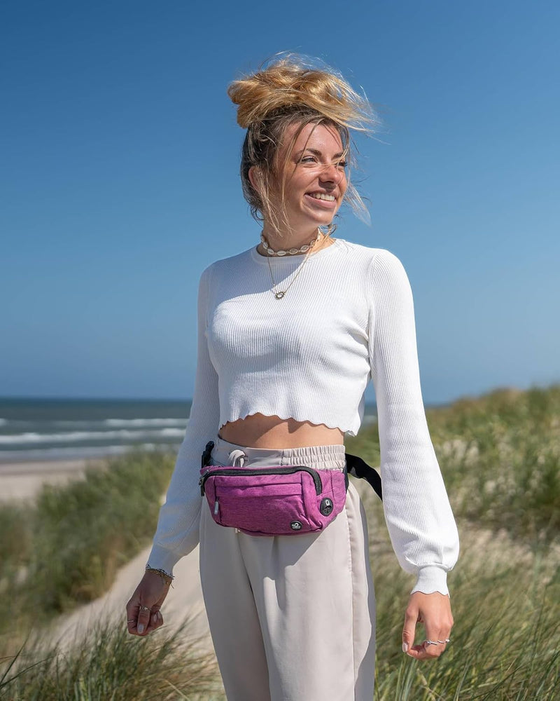 Slim Waterdichte Heuptas met Verstelbare Band en Koptelefoonaansluiting