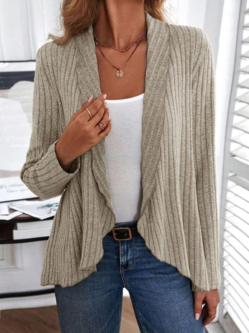 Podstawowy top Effen z długimi rękawami - Liora