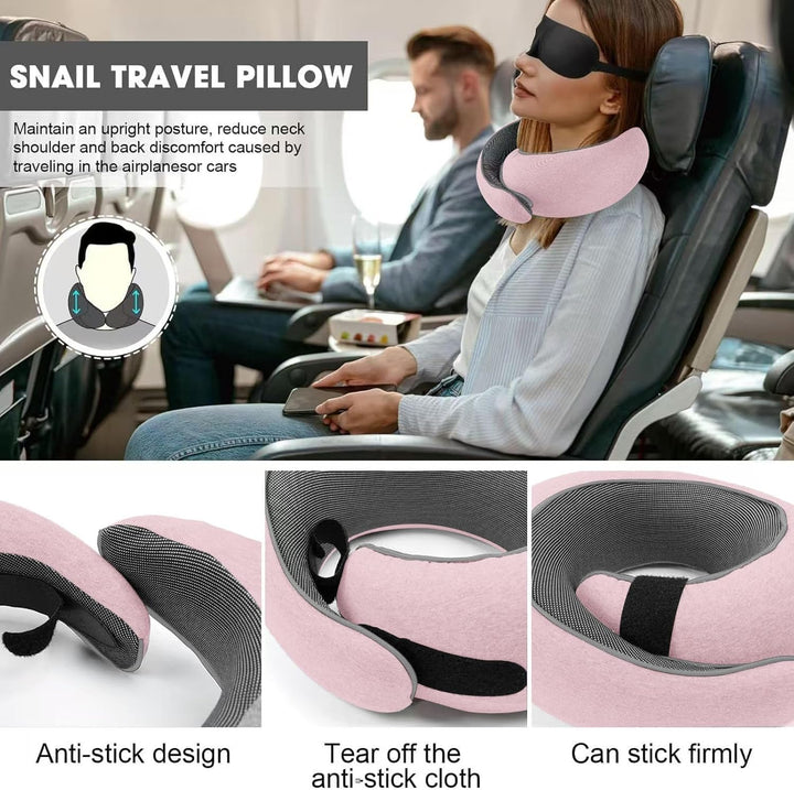 Traagschuim Reiskussen met Kinsteun – Compact & Comfortabel