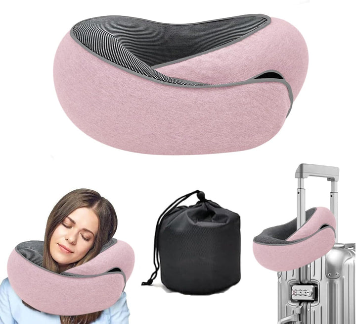 Traagschuim Reiskussen met Kinsteun – Compact & Comfortabel