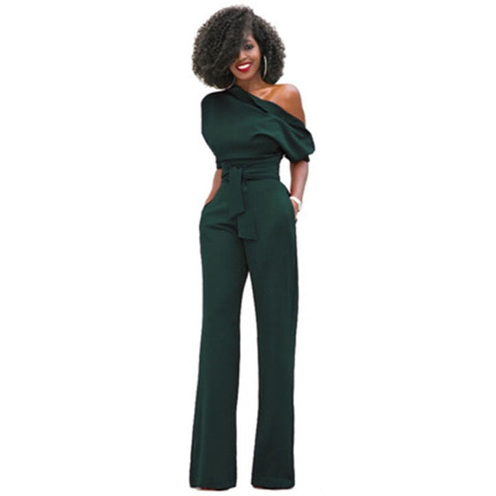 Effen Bodycon Dames Jumpsuit - Sofia