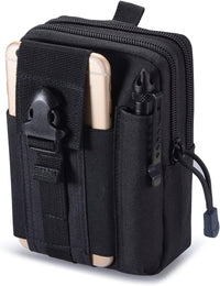 Compact Tactical Molle Pouch met Telefoonhouder en Utility Vakjes