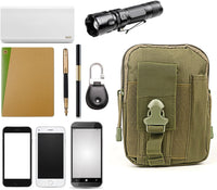 Compact Tactical Molle Pouch met Telefoonhouder en Utility Vakjes
