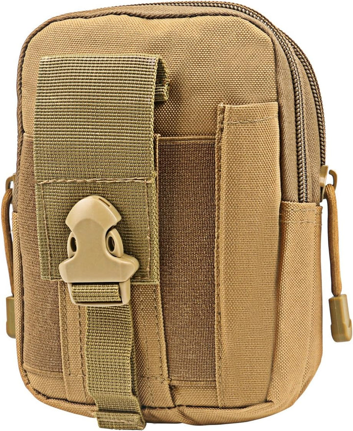Compact Tactical Molle Pouch met Telefoonhouder en Utility Vakjes