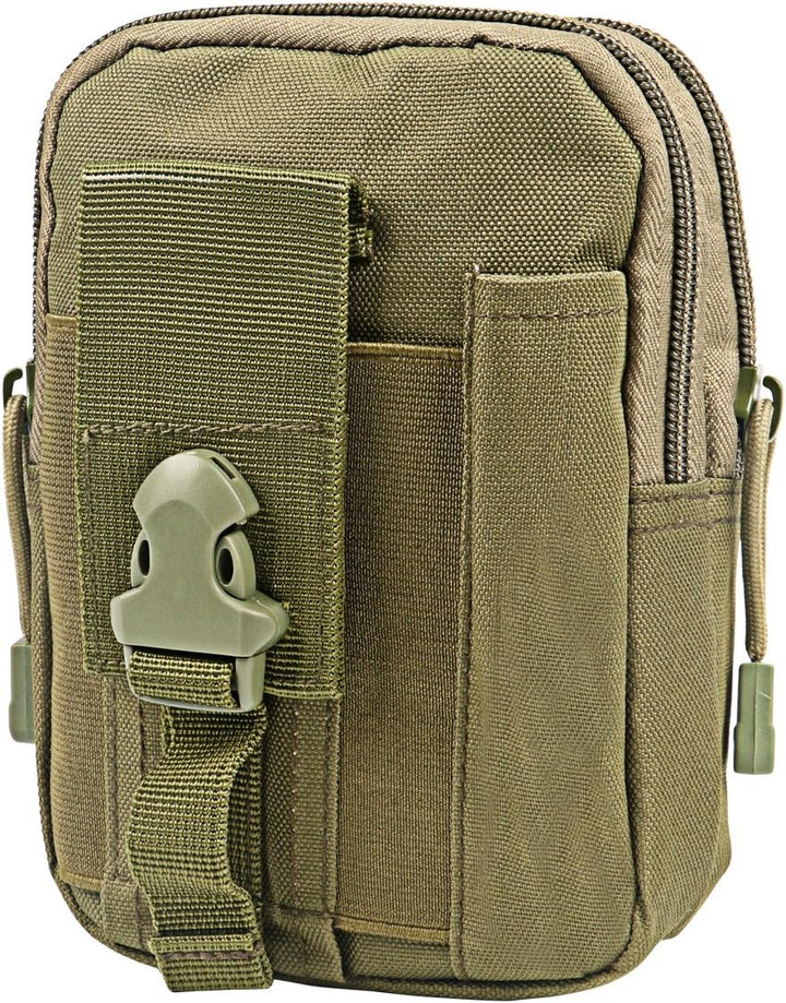 Compact Tactical Molle Pouch met Telefoonhouder en Utility Vakjes
