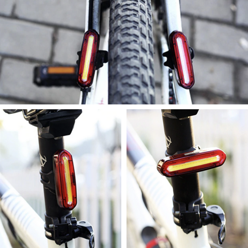 LightUp™ Fiets LED Achterlicht, Afneembaar & Oplaadbaar