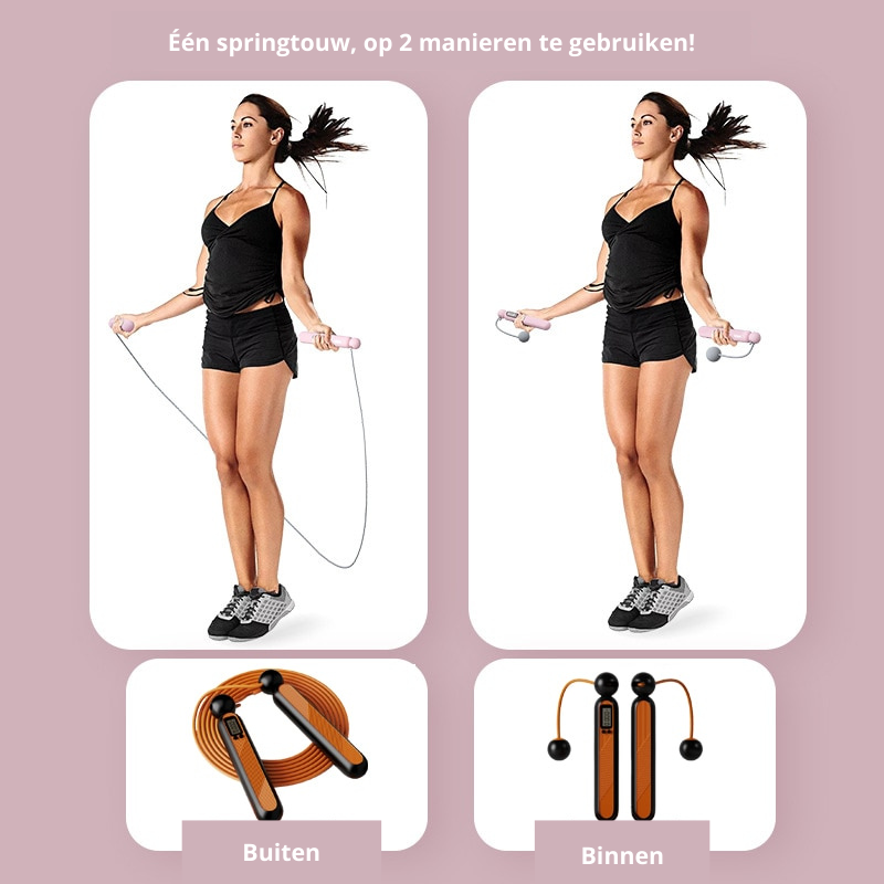 Draadloos Springtouw | De perfecte tool voor een goede workout