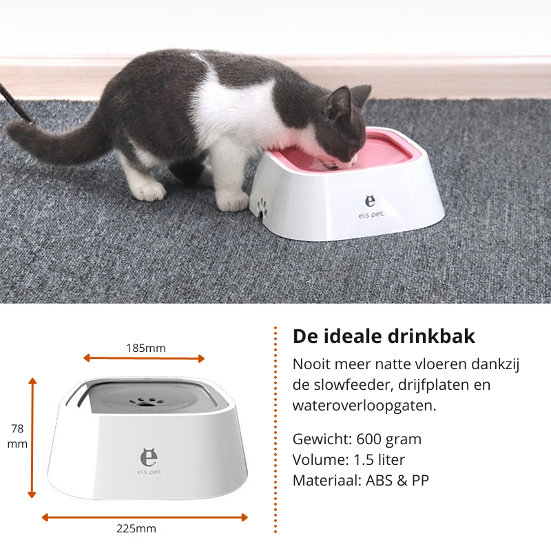 Pet Splash Bowl | De verfrissende waterdispenser voor jouw geliefde huisdier