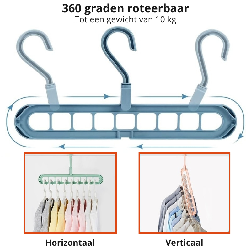 Ruimtebesparende Kledinghangers | Maximaliseer & organiseer jouw kastruimte!