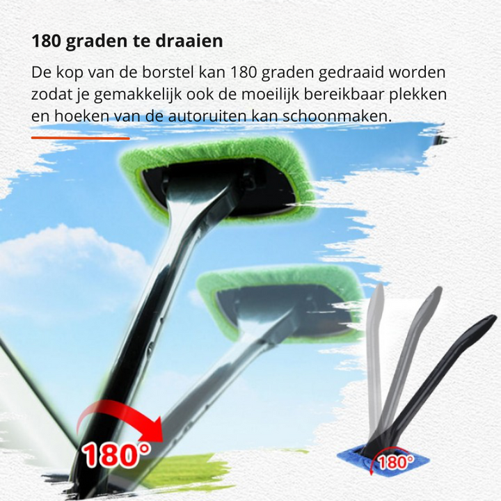 Autoruit Schoonmaakborstel | Bereik moeiteloos elke hoek van uw autoruit