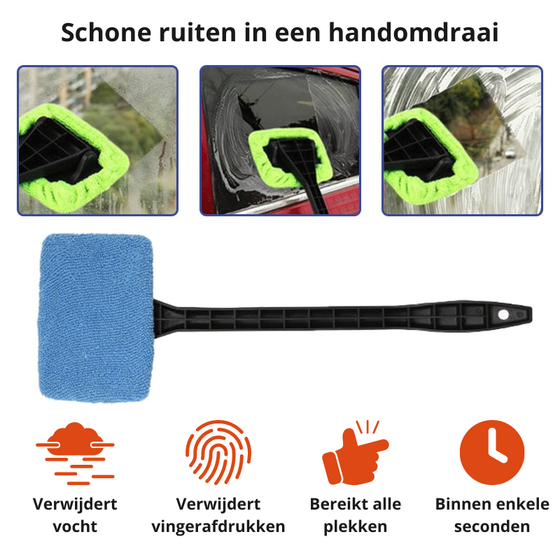 Autoruit Schoonmaakborstel | Bereik moeiteloos elke hoek van uw autoruit