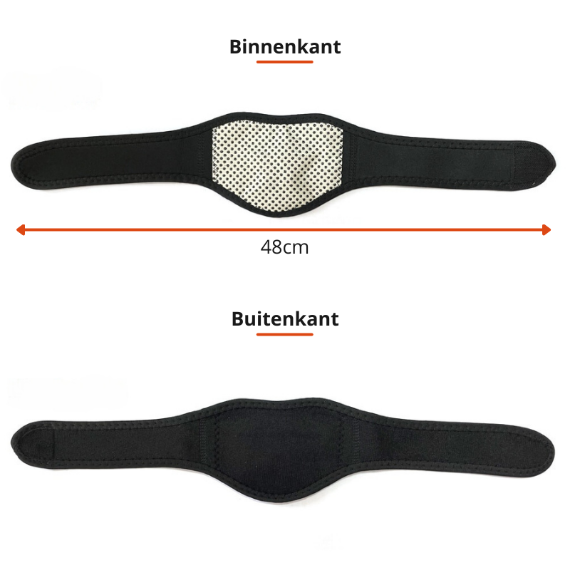 HeatRelief Nekband | Verlicht pijn en stress met deze magnetische nekbrace!