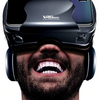 Vardi Reality PRO+™ | Smart VR Bril met Geïntegreerde Headset voor iPhone & Android