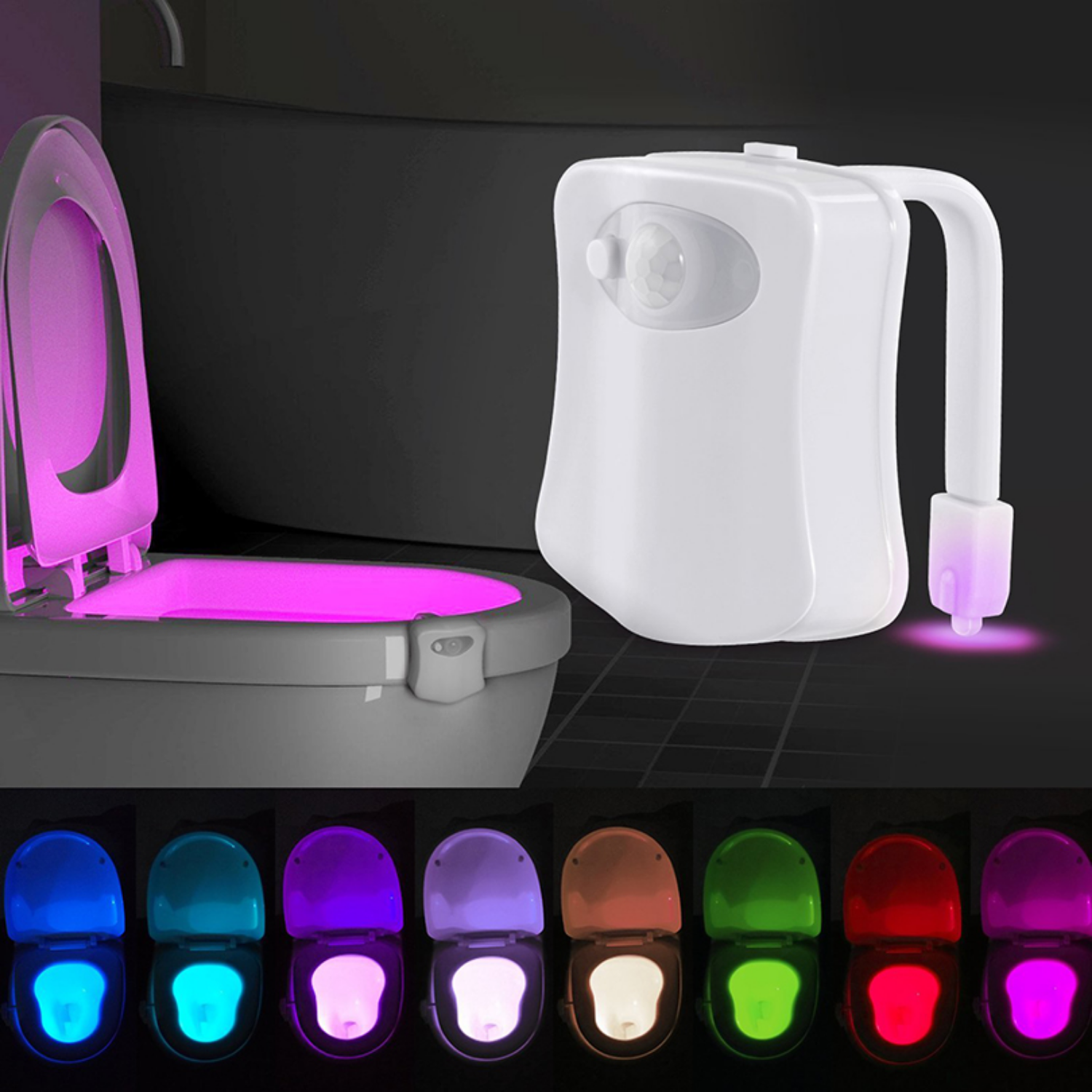 See Where You Pee™ | LED Toiletverlichting met Bewegingssensor