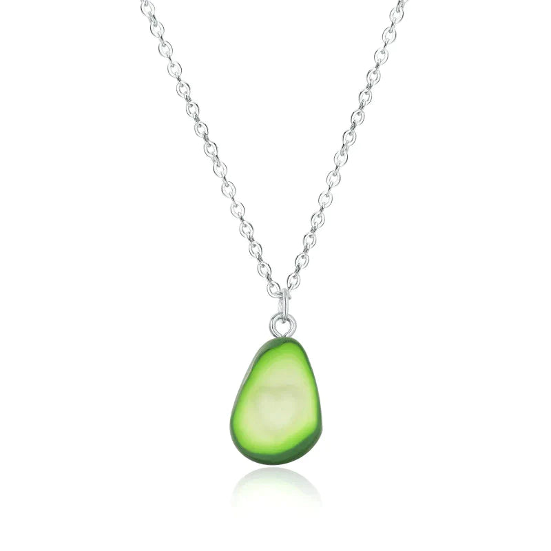 Avocado hart ketting | Een unieke vriendschapsketting