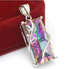 Regenboogsteen Levensboom Ketting