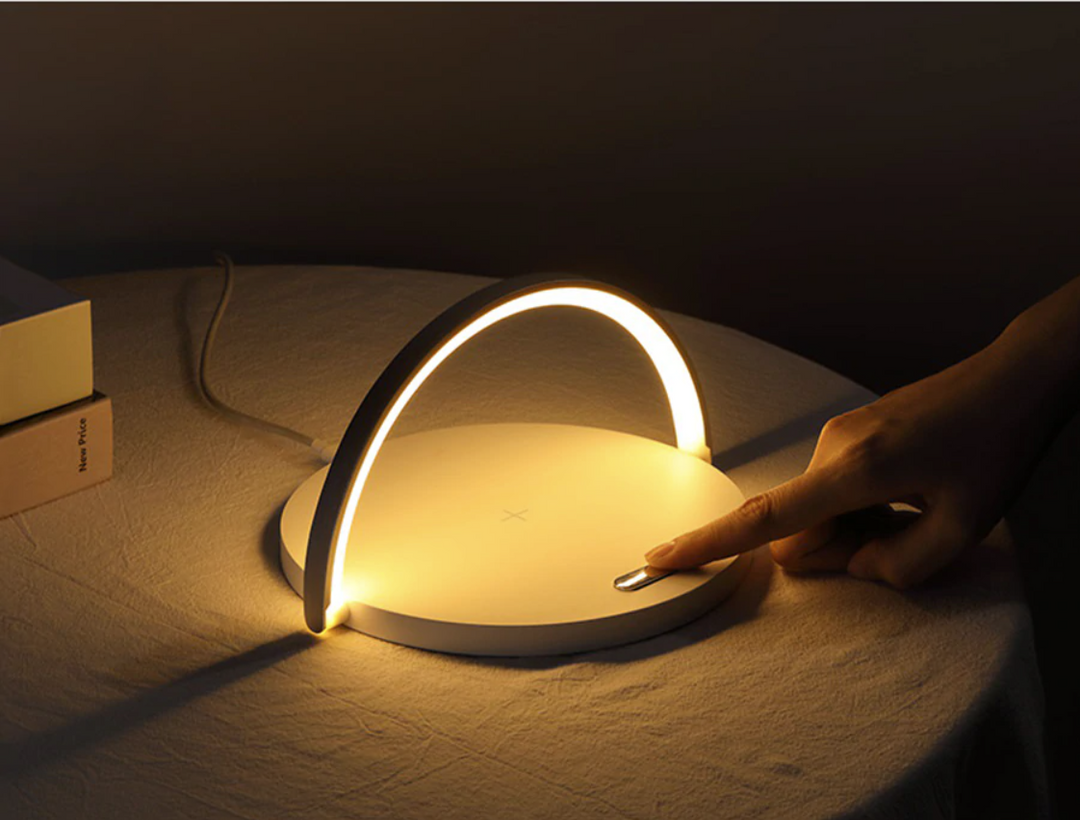 Bowlight Design™ | Sfeervolle 3-in-1 Nachtlamp Met Draadloos Opladen