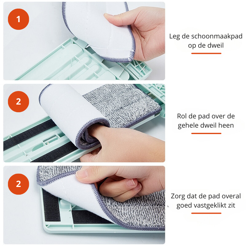 EasyMop | Bespaar tijd en moeite met de handige squeeze reinigingsfunctie