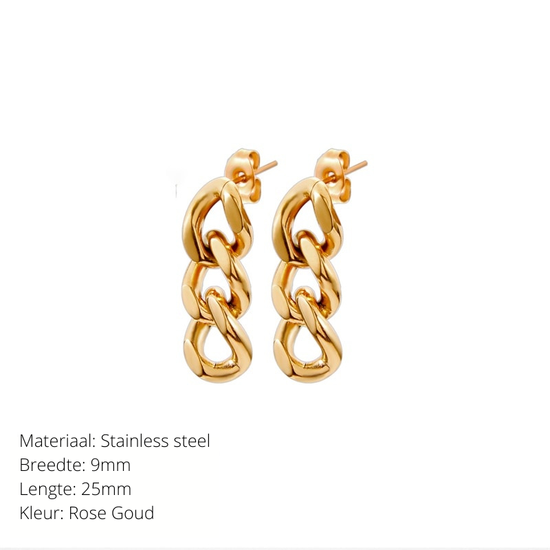 Gold Chain Earrings | Maak je outfit af met deze prachtige oorbellen