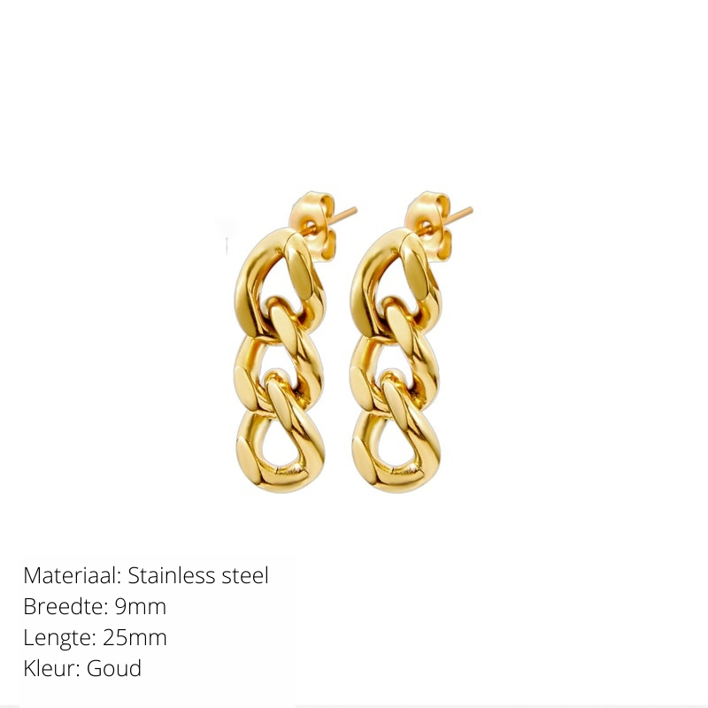 Gold Chain Earrings | Maak je outfit af met deze prachtige oorbellen