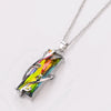 Regenboogsteen Levensboom Ketting