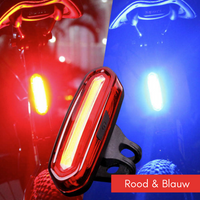 LightUp™ Fiets LED Achterlicht, Afneembaar & Oplaadbaar