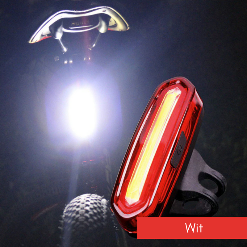 LightUp™ Fiets LED Achterlicht, Afneembaar & Oplaadbaar