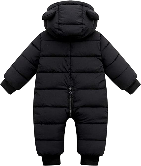 Little Baby Winter Romper | Met schattige berenoortjes