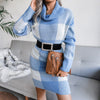 Rosita Sweater Dress | Warme coltrui-jurk met uniek design