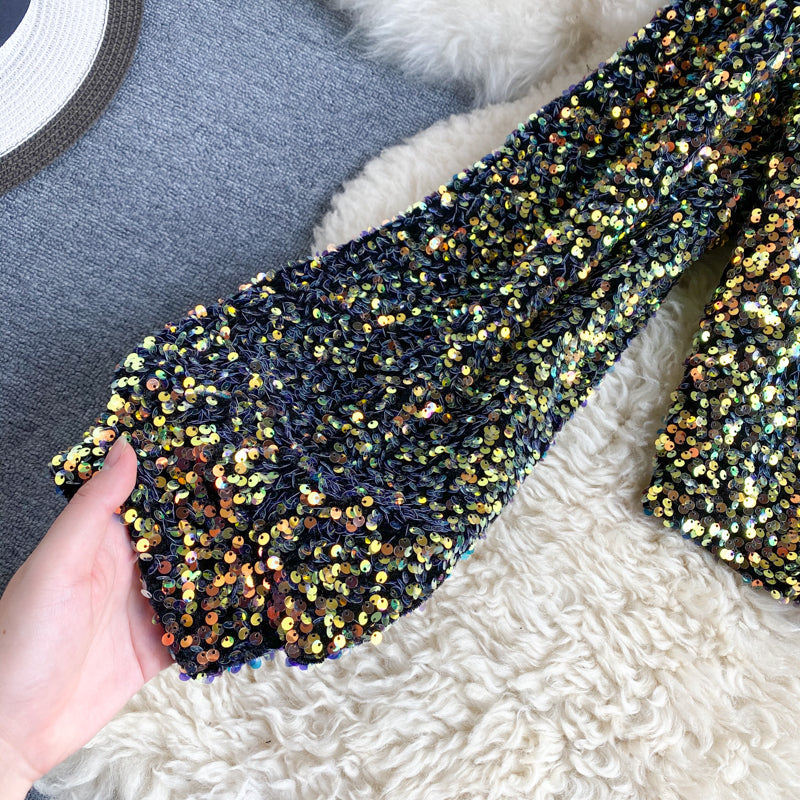 Elize Glitter Top | Schitterend de avond door